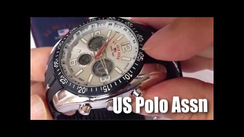 U.S. Polo Assn. Sport US9061 Black Rubber Strap Watch Review