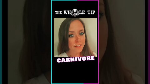 CARNIVORE - the Whole Tip #shorts #short #shortvideo