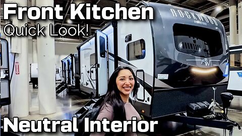 GREAT Front Kitchen Travel Trailer RV! 2023 Rockwood Signature 8263MBR by Forest River