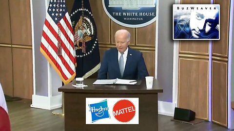 Joe Biden Sits At A Precious Tiny Presidential Surrogate Out-Processing Desk