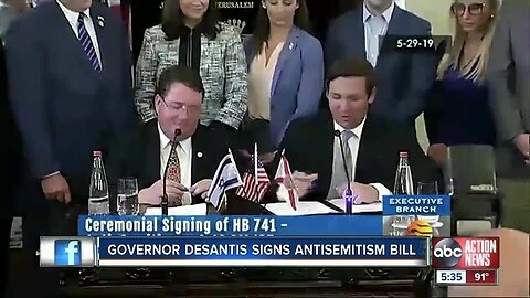 Gov. DeSantis signs antisemitism bill