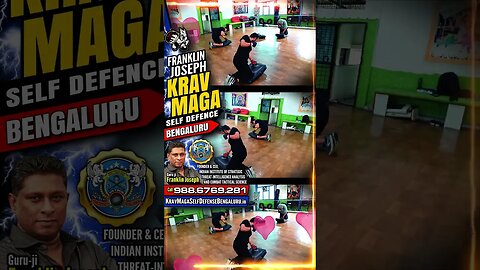 Krav Maga Self Defense (Bangalore) Franklin Joseph for all Men, Women, Teen & Kids #KravMaga #Shorts