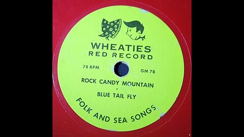 Wheaties Red Record - Folk and Sea Songs GM 7