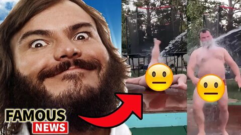 Jack Black Twerks On Trampoline & Goes Viral | Famous News