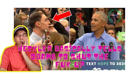 BARACK OBAMA Gets Kicked Off Stage By Heckler in Deep Blue Michigan - How Times Have Changed