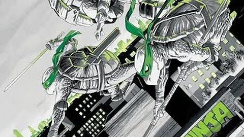 TMNT Black White and Green Issue 1