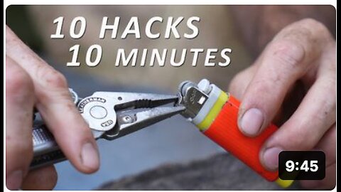 10 Survival and Bushcraft HACKS you probably didn't know!