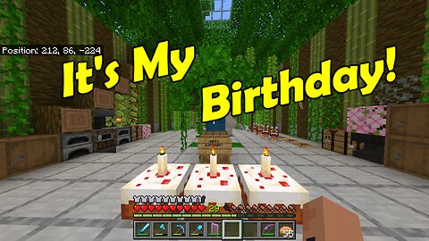 Mob XP Farm, Cakes, Clay, Armadillos, Birthdays, and More :) Minecraft Ep 6