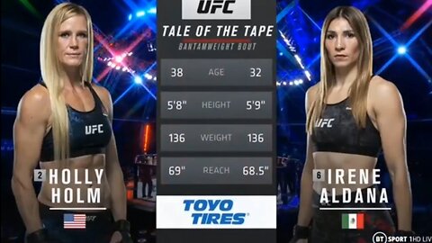 Holm VS Aldana || UFC free fight