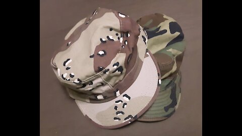 6 Color Desert Chocolate Chip Pattern BDU Patrol Cap Quick Look