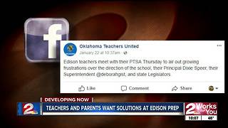 Edison Prep community meeting to discuss school problems