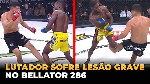 LUTADOR SOFRE LESÃO CHOCANTE NO BELLATOR 286!