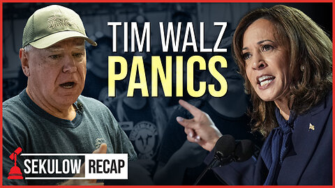 Kamala’s VP Tim Walz Panics Under Pressure