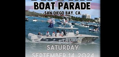 President Trump Boat Parade San Diego