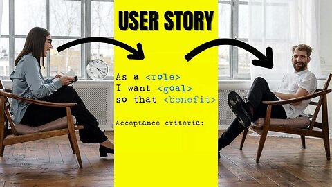 How should a user story be written?