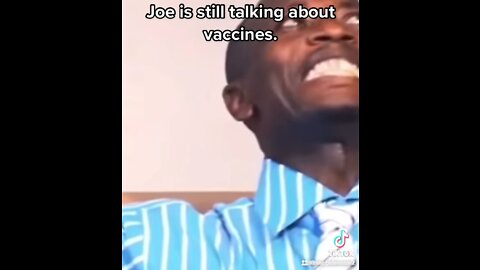 Joe is still talking about vaccines