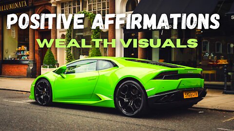 Positive Affirmations With Wealth Visuals