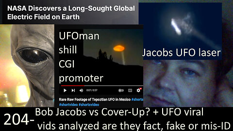 Live Chat with Paul; -204- Robert Jacobs or Cover-Up + UFO vids analyzed + revisit NASA wires claim