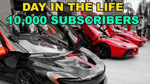 A day in the life - my 10,000 subscriber celebration