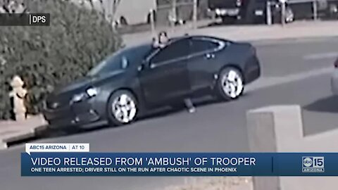 Video released from 'ambush' of DPS trooper