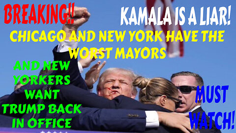 BREAKING KAMALA FACT CHECKED ON CNN AS ADAMS AND JOHNSON ARE RAIDED WHILE NEW YORKERS LOVE TRUMP