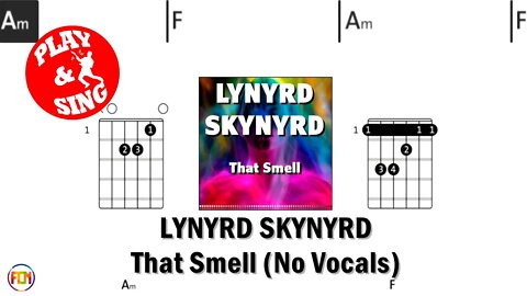 LYNYRD SKYNYRD That Smell FCN GUITAR CHORDS & LYRICS NO VOCALS