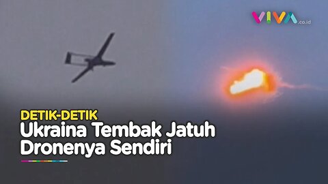 Ukraina Kok Tembak Jatuh Dronenya Sendiri di Tengah Ledakan Rusia?