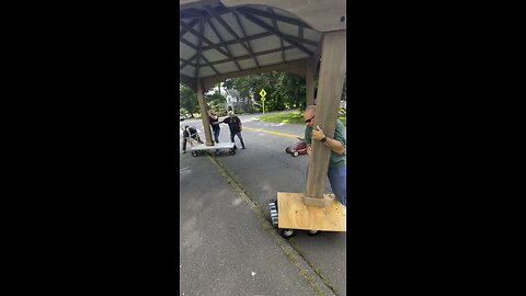 Movie Gazebo across the street