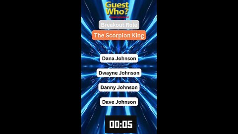 Guest This Actor #173 Like A Quick Quiz? | The Scorpion King