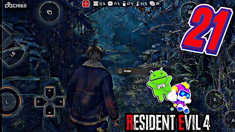 RESIDENT EVIL 4 REMAKE JOGANDO NO CELULAR| COM O APLICATIVO CHIKII EP21