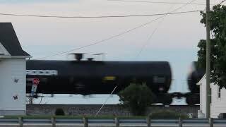 CSX Q635 Trash Train with DPU from Bascom, Ohio June 11, 2021