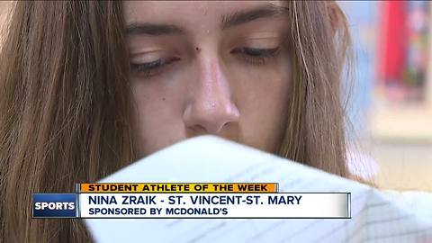 Student Athlete of the Week: Nina Zraik