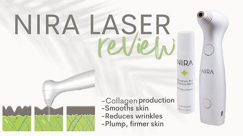 NIRA LASER Review // Reduce under eye wrinkles