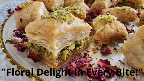 Irresistible Baklava: A Floral Delight in Every Bite