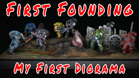 Creating A Display Board With All The First Founding Space Marines