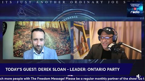 Derek Sloan on Freedom Fighter Radio