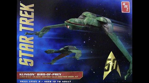 1/350 AMT Klingon Bird of Prey Review/Preview