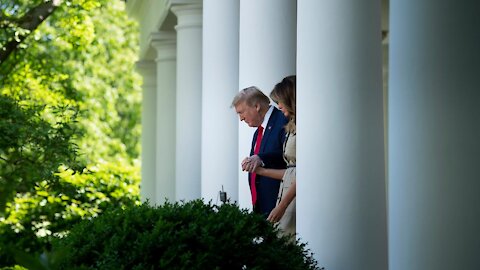 President Donald J. Trump and First Lady Melania Trump leave the White House in Washington!