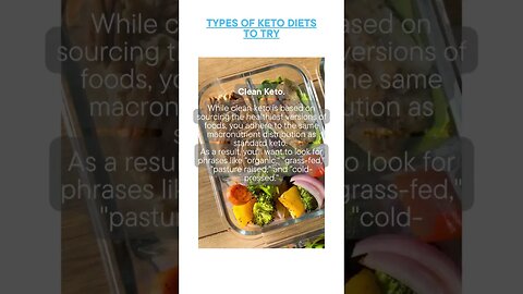 Keto Diet Variant - Clean Keto.