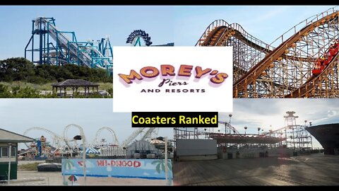 Morey's Piers Coasters Ranked with POVs (2022)