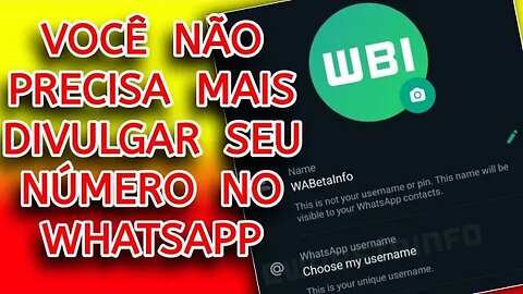 Como MANDAR seu WHATSAPP Sem MOSTRAR o NÚMERO do TELEFONE. #dicas #whatsapp