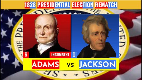 Custom CNN Election Night | 1828 REMATCH Adams vs Jackson