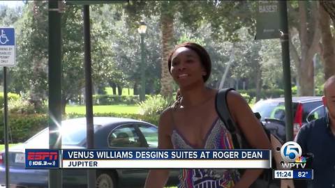 Venus Williams designs suites at Roger Dean Chevrolet Stadium