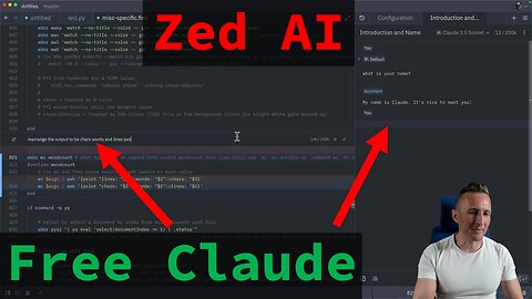 Zed AI with Anthropic Claude Sonnet 3.5