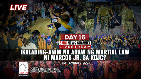 LIVE: Ika-16 na araw ng martial law ni Marcos Jr. sa KOJC? | September 8, 2024