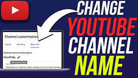 Change YouTube channel name tutorial | spotflix, Jetflix