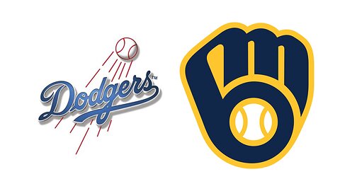 Dodgers @ Brewers. Game 4 of 4 Game Series. MLB the Show 24.