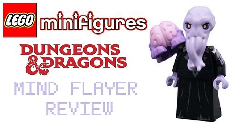 Lego Dungeons and Dragons Minifigures Mind Flayer Review