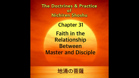 Faith in the Relationship Between Master and Disciple