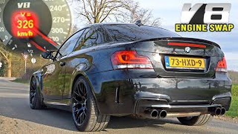 650HP BMW 1M V8 Supercharged | 100-200 200-300 & AKRAPOVIC SOUND